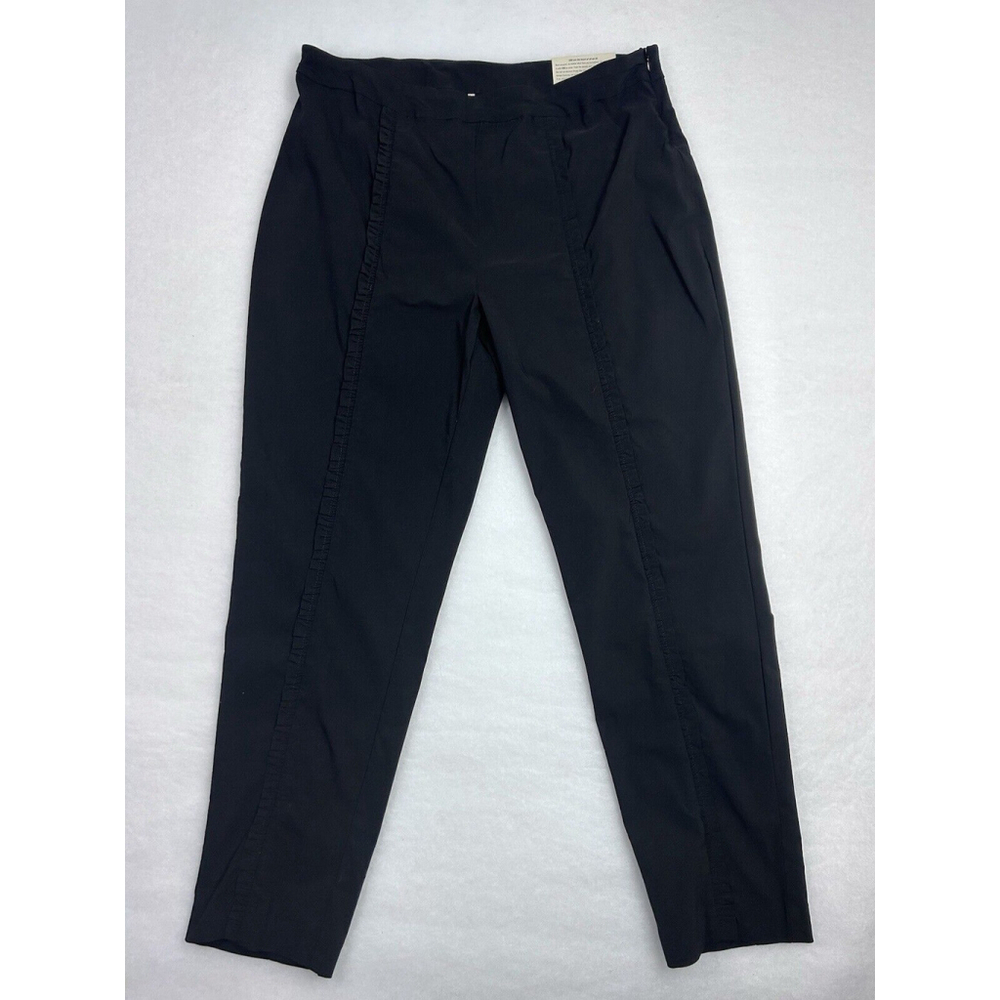NWT Soft Surroundings XL(18) Straight Leg Ankle Ruffle Trouser Rochelle Pants